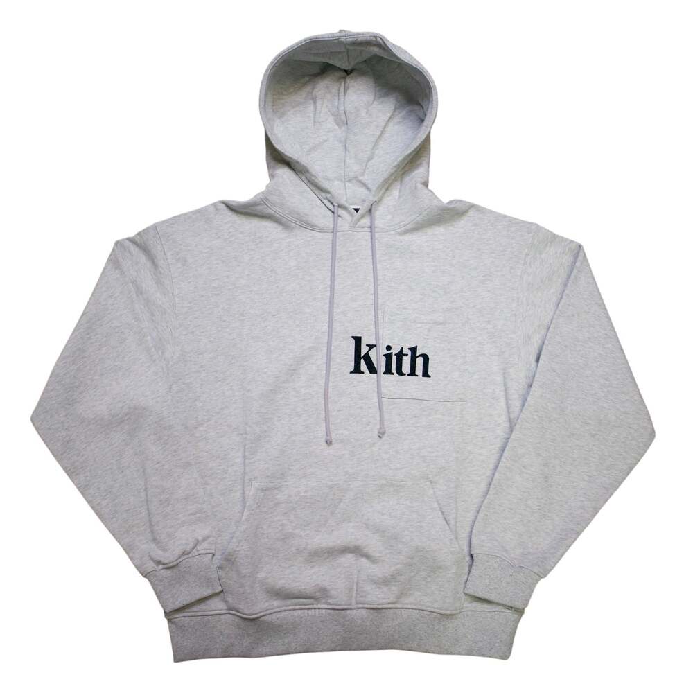 Kith Quinn Hoodie Light Heather Grey Size M